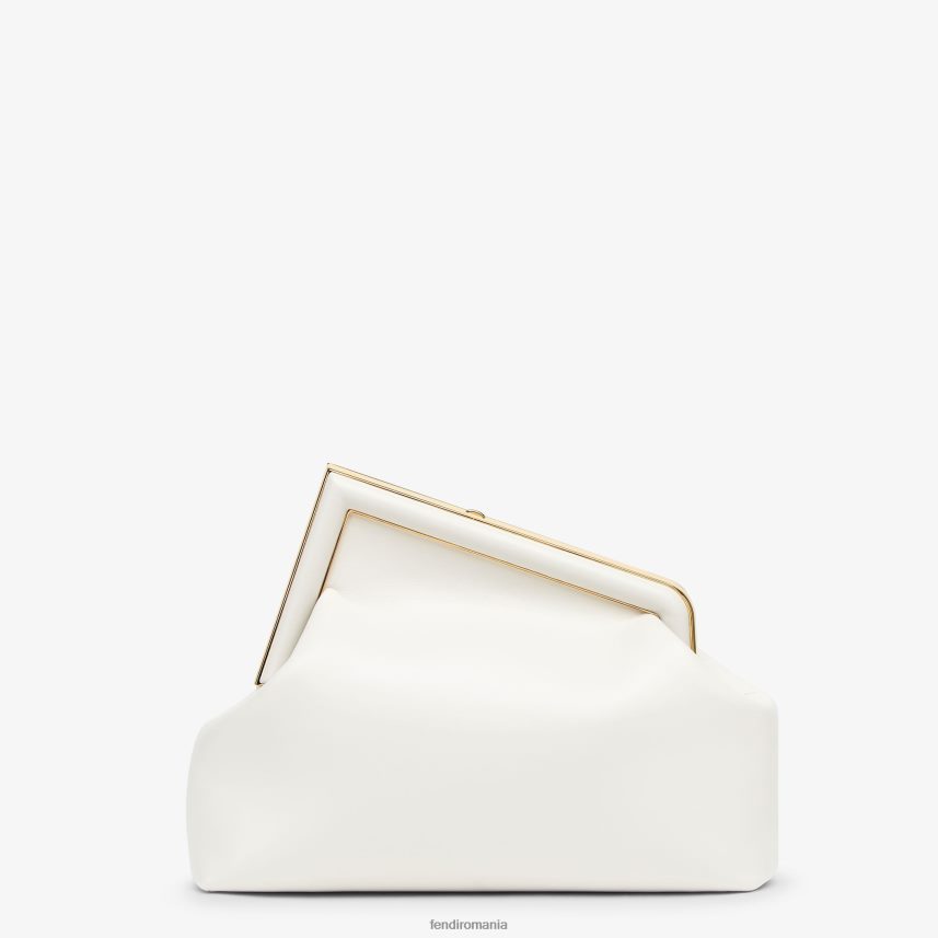 geanta medie din piele alb Fendi femei accesorii 86084L872
