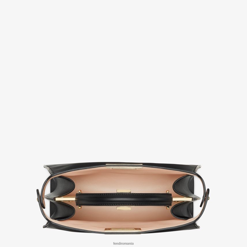 geanta medie din piele peekaboo iseeu trandafir negru Fendi femei accesorii 86084L562
