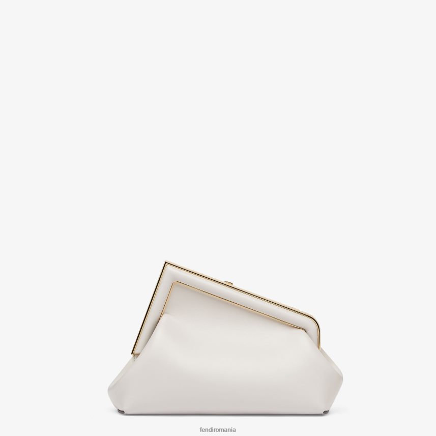 geanta mica din piele gri Fendi femei accesorii 86084L860