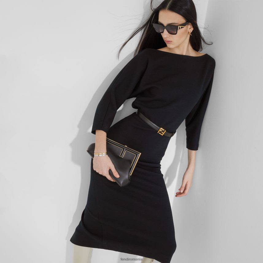 geanta mica din piele negru Fendi femei accesorii 86084L576