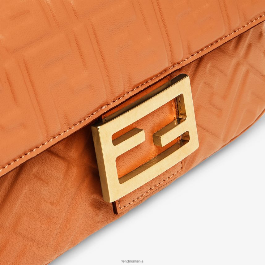 geanta midi din piele nappa cu lant bagheta maro Fendi femei accesorii 86084L585