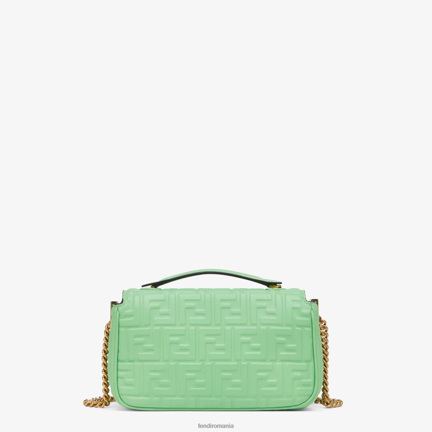 geanta midi din piele nappa cu lant bagheta verde Fendi femei accesorii 86084L725