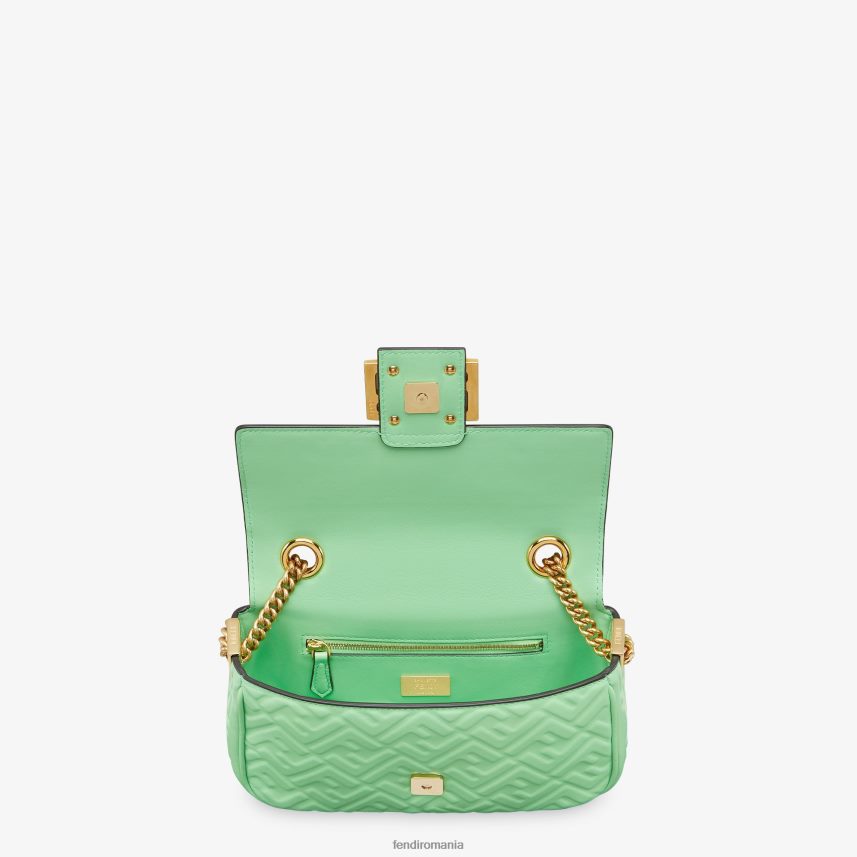 geanta midi din piele nappa cu lant bagheta verde Fendi femei accesorii 86084L725