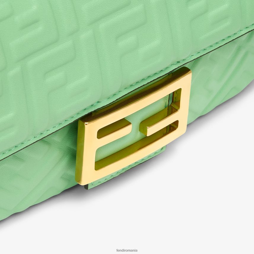 geanta midi din piele nappa cu lant bagheta verde Fendi femei accesorii 86084L725