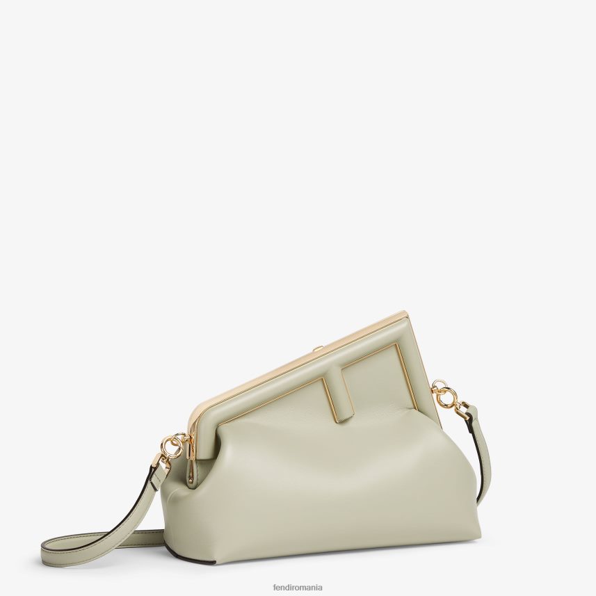 geanta midi din piele verde Fendi femei accesorii 86084L709