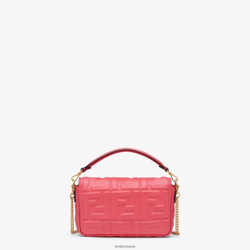 geanta mini baguette din piele napa roz Fendi femei accesorii 86084L630