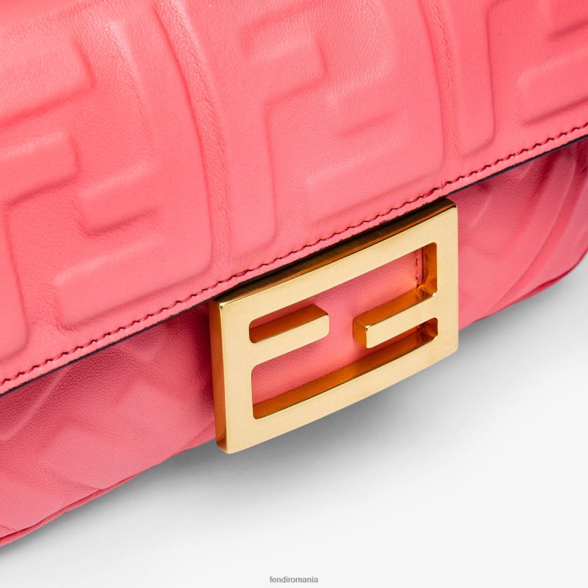 geanta mini baguette din piele napa roz Fendi femei accesorii 86084L630