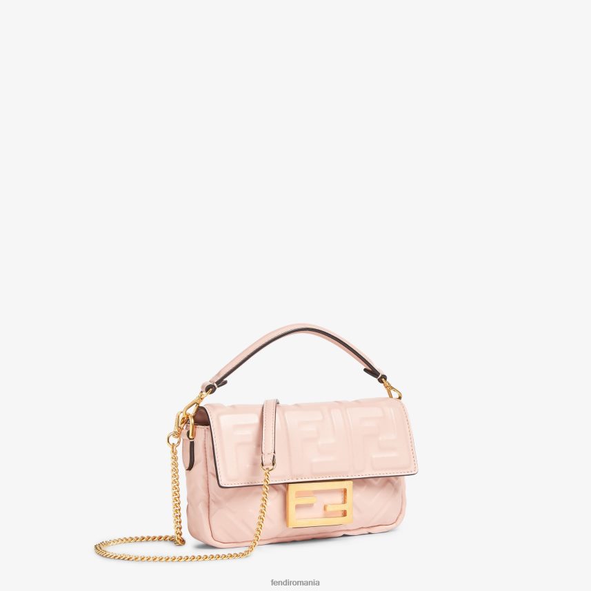 geanta mini baguette din piele napa roz Fendi femei accesorii 86084L814