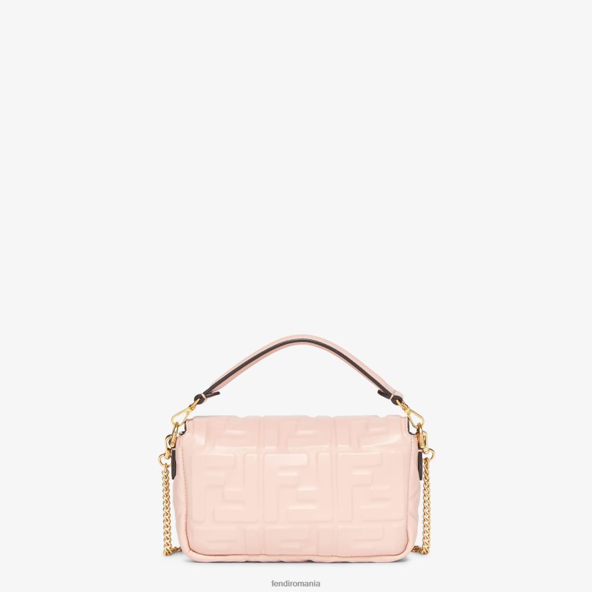 geanta mini baguette din piele napa roz Fendi femei accesorii 86084L814