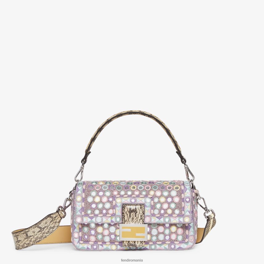 geanta reeditare cu multibroderie multicolor Fendi femei accesorii 86084L780
