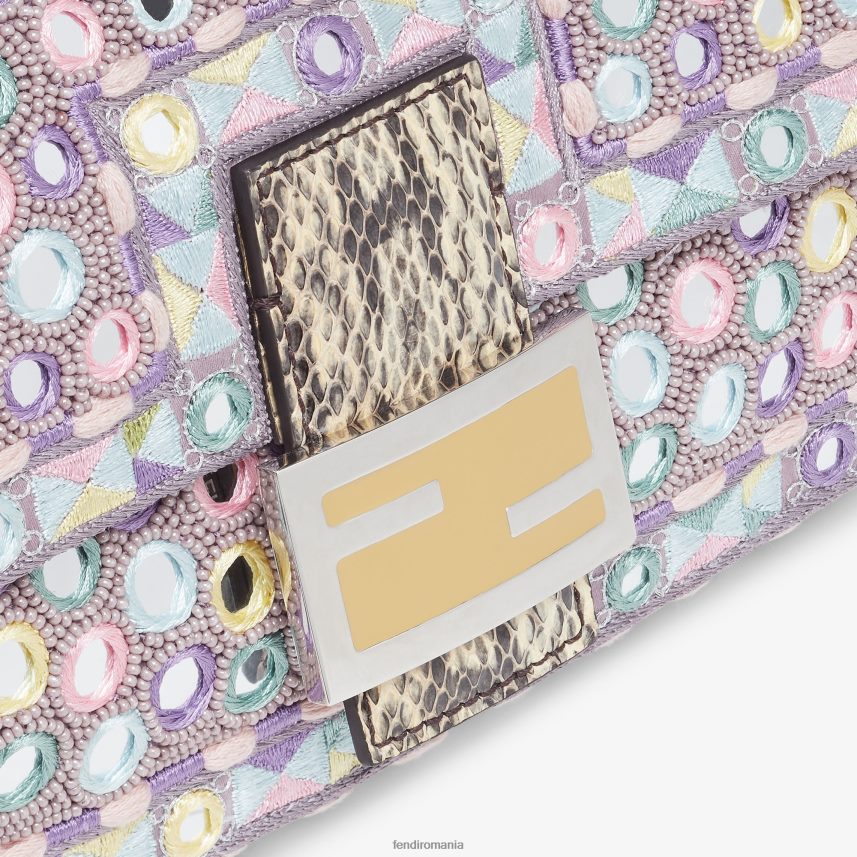 geanta reeditare cu multibroderie multicolor Fendi femei accesorii 86084L780