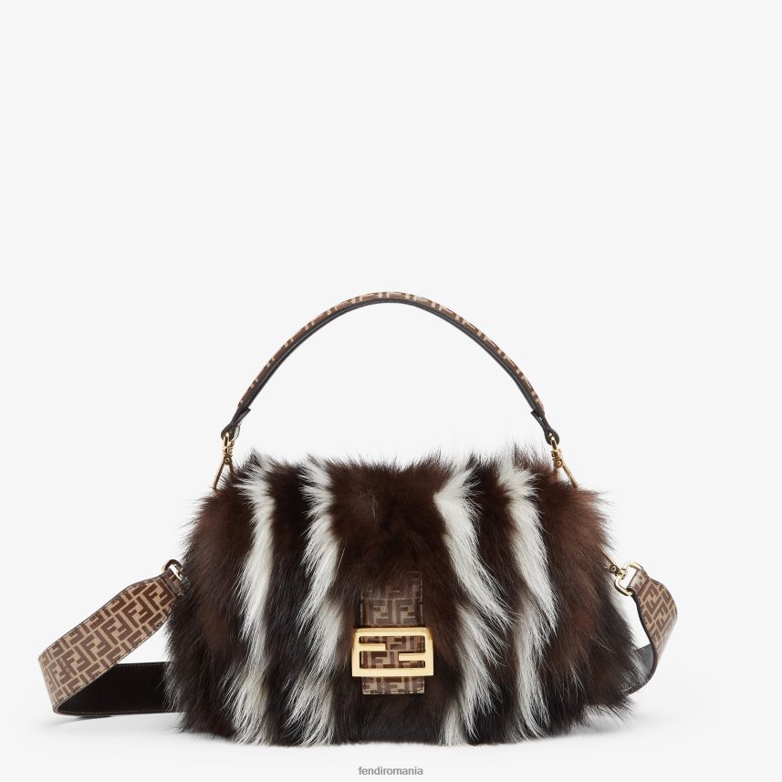 geanta reeditare din blana incrustata multicolor Fendi femei accesorii 86084L804