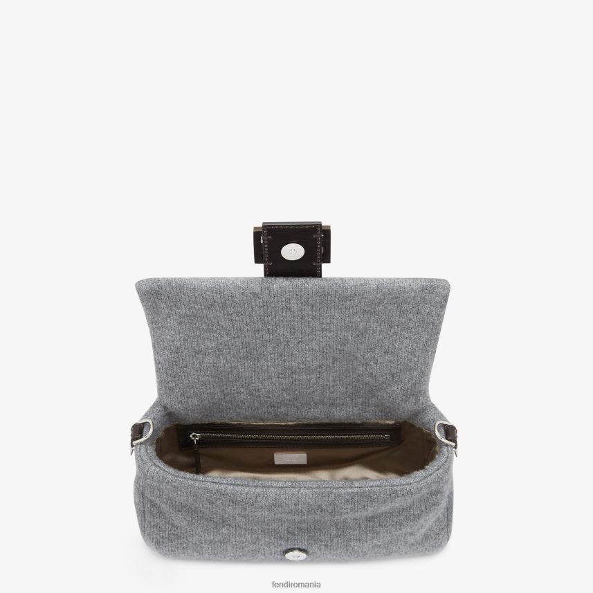 geanta reeditare din cashmir gri Fendi femei accesorii 86084L807