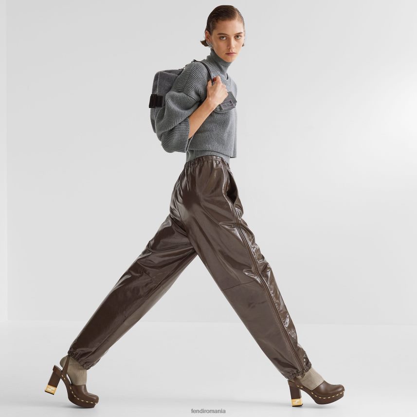 geanta reeditare din cashmir gri Fendi femei accesorii 86084L807