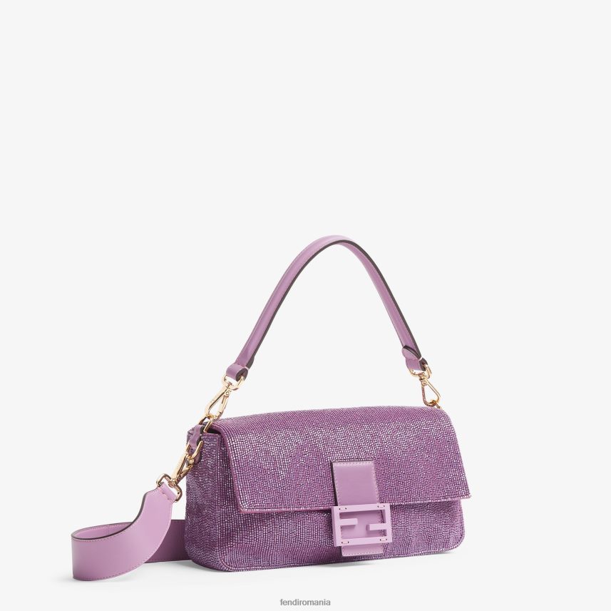 geanta reeditare din margele liliac Violet Fendi femei accesorii 86084L794