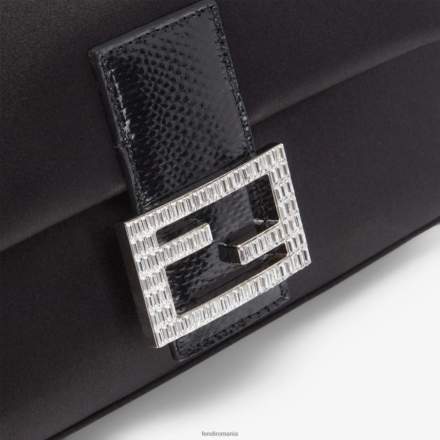 geanta reeditare din satin negru Fendi femei accesorii 86084L784