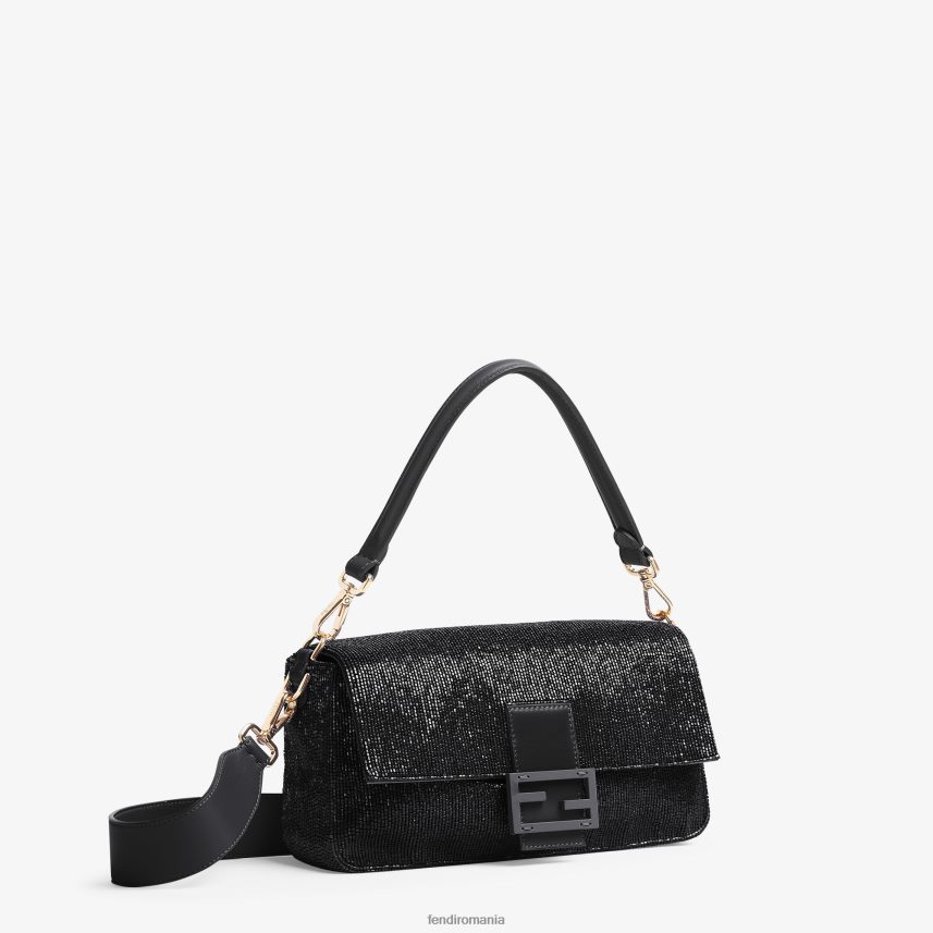 geanta reeditare in margele negru Fendi femei accesorii 86084L783