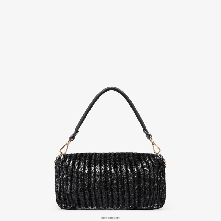 geanta reeditare in margele negru Fendi femei accesorii 86084L783