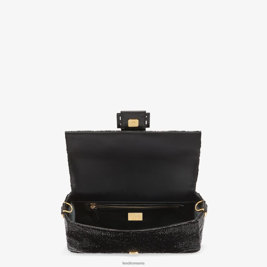 geanta reeditare in margele negru Fendi femei accesorii 86084L783