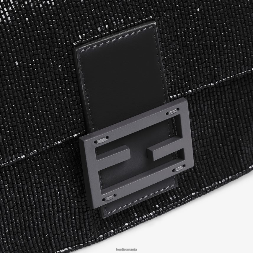 geanta reeditare in margele negru Fendi femei accesorii 86084L783