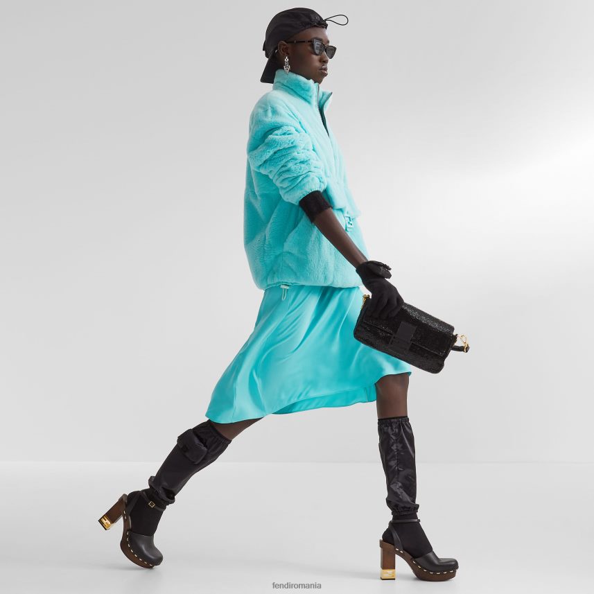 geanta reeditare in margele negru Fendi femei accesorii 86084L783