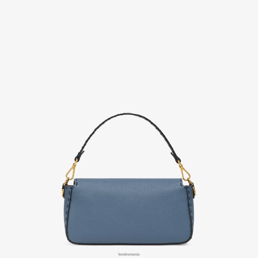 geanta selleria cu cusaturi oversize albastru Fendi femei accesorii 86084L697