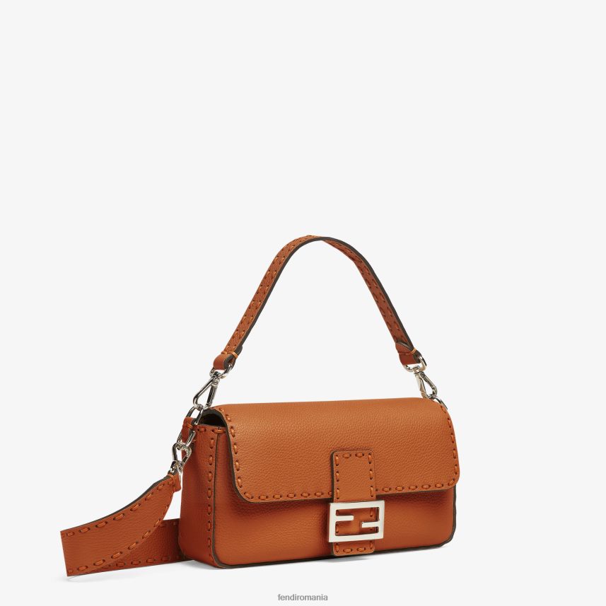 geanta selleria cu cusaturi supradimensionate maro Fendi femei accesorii 86084L543