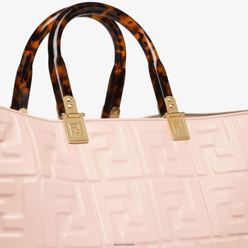 shopper sunshine mediu din piele roz Fendi femei accesorii 86084L817