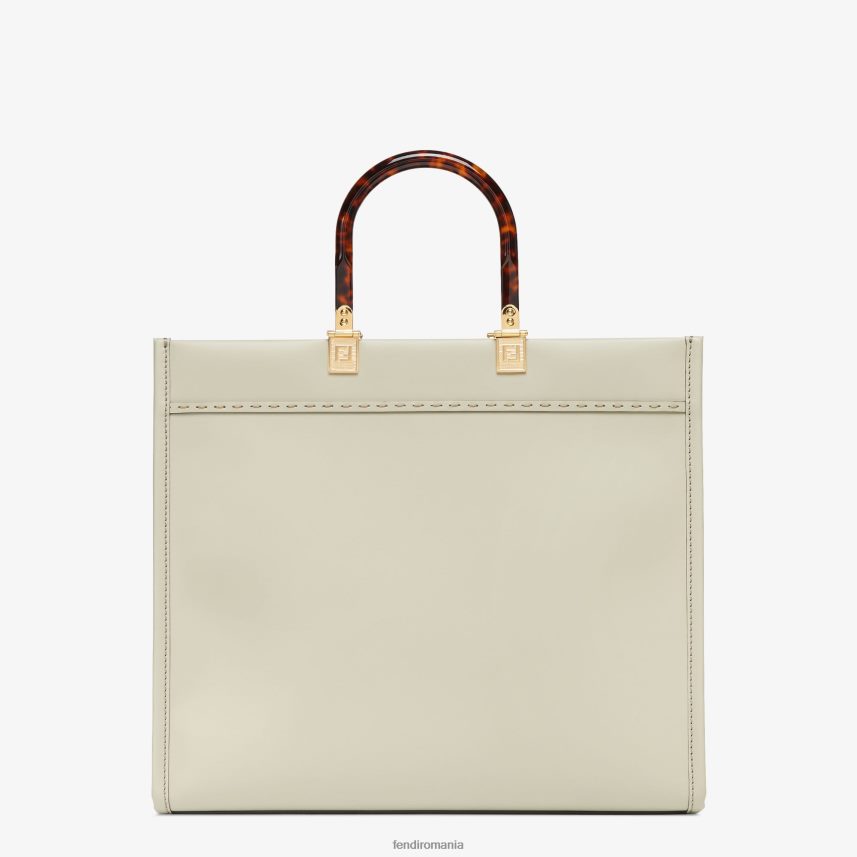 shopper sunshine mediu din piele verde Fendi femei accesorii 86084L724