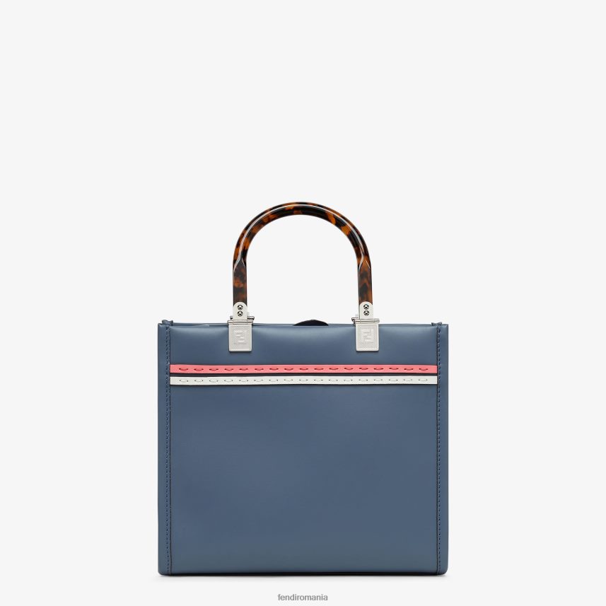 sunshine mic cumpărător din piele albastru Fendi femei accesorii 86084L644