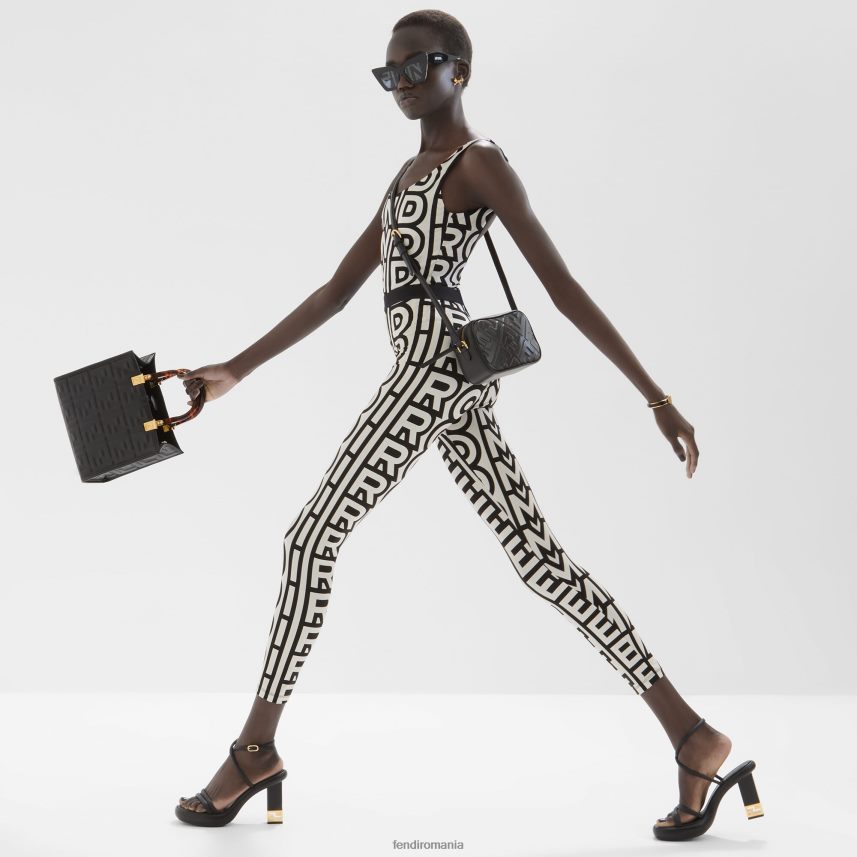 sunshine mic cumpărător din piele negru Fendi femei accesorii 86084L704