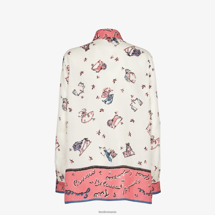 cămașă de mătase multicolor Fendi femei îmbrăcăminte 86084L1037