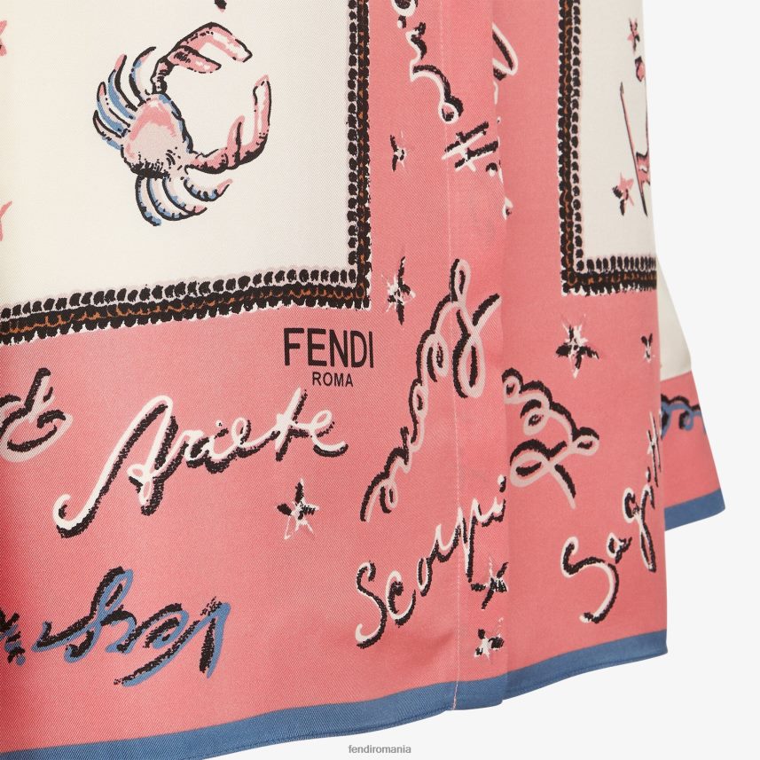 cămașă de mătase multicolor Fendi femei îmbrăcăminte 86084L1037