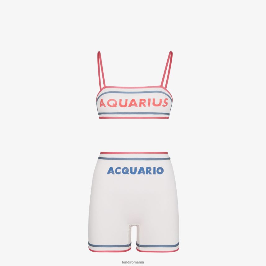 bikini lycra alb Fendi femei îmbrăcăminte 86084L1022