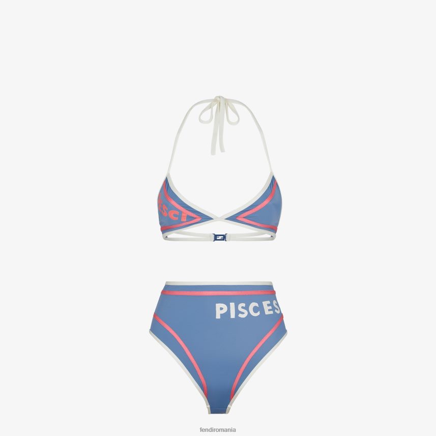bikini lycra albastru Fendi femei îmbrăcăminte 86084L1024