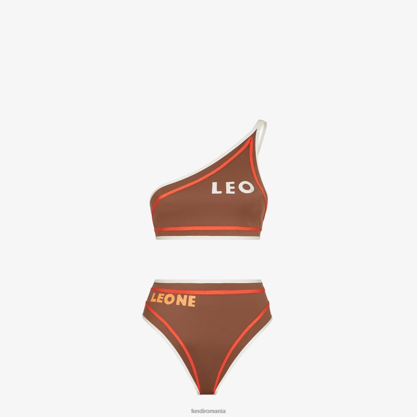 bikini lycra maro Fendi femei îmbrăcăminte 86084L1054