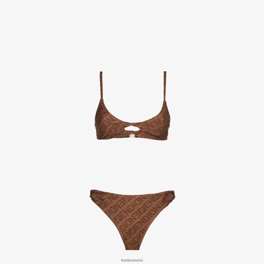bikini lycra maro Fendi femei îmbrăcăminte 86084L1057