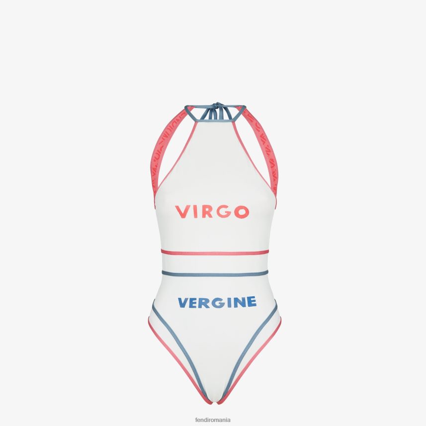 costum de baie din lycra alb Fendi femei îmbrăcăminte 86084L1023