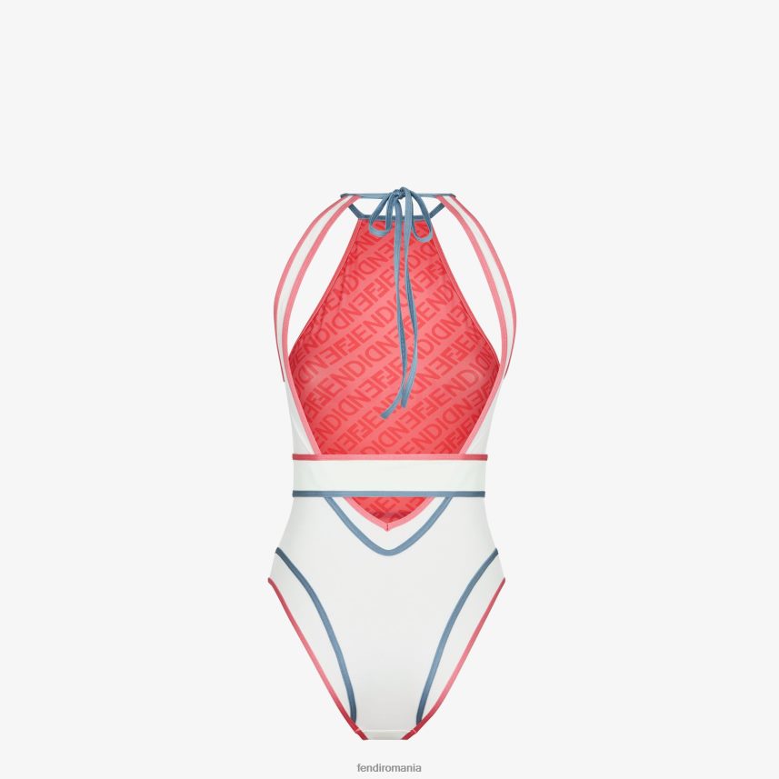 costum de baie din lycra alb Fendi femei îmbrăcăminte 86084L1023