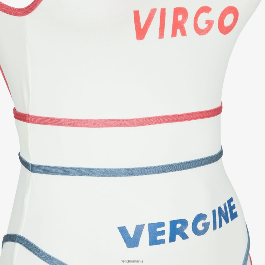 costum de baie din lycra alb Fendi femei îmbrăcăminte 86084L1023