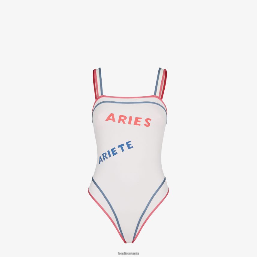 costum de baie din lycra alb Fendi femei îmbrăcăminte 86084L1053