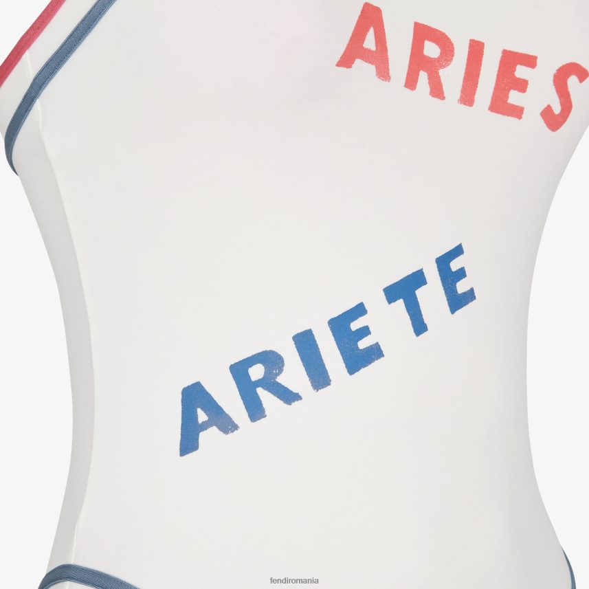 costum de baie din lycra alb Fendi femei îmbrăcăminte 86084L1053