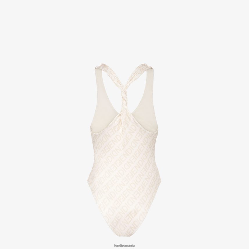 costum de baie din lycra alb Fendi femei îmbrăcăminte 86084L1059