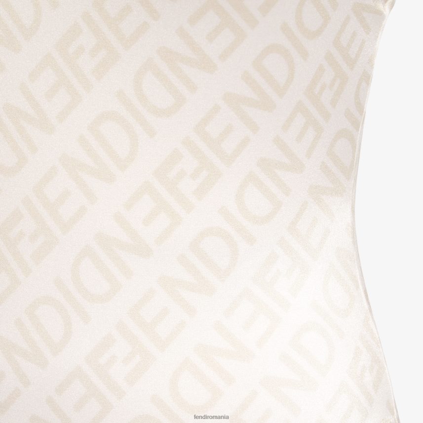 costum de baie din lycra alb Fendi femei îmbrăcăminte 86084L1059