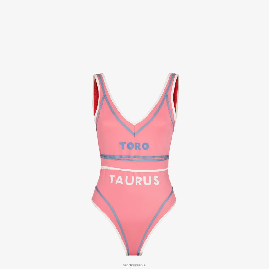 costum de baie din lycra roz Fendi femei îmbrăcăminte 86084L1051