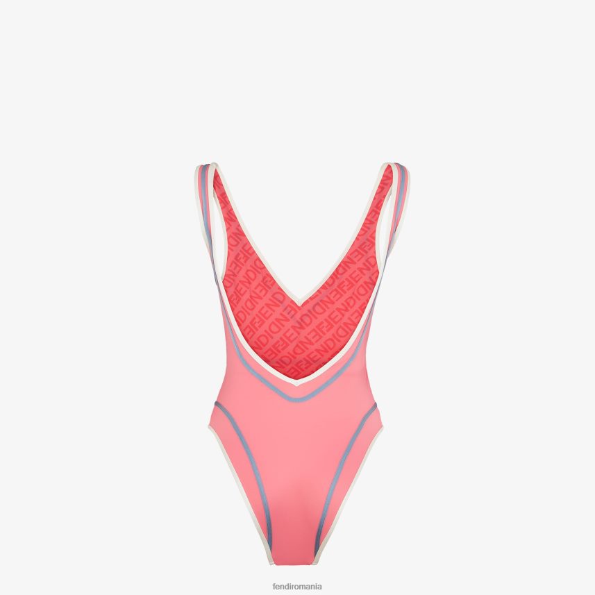costum de baie din lycra roz Fendi femei îmbrăcăminte 86084L1051