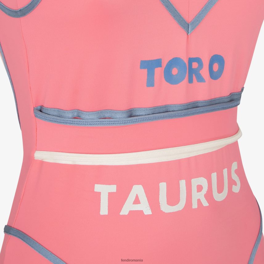 costum de baie din lycra roz Fendi femei îmbrăcăminte 86084L1051