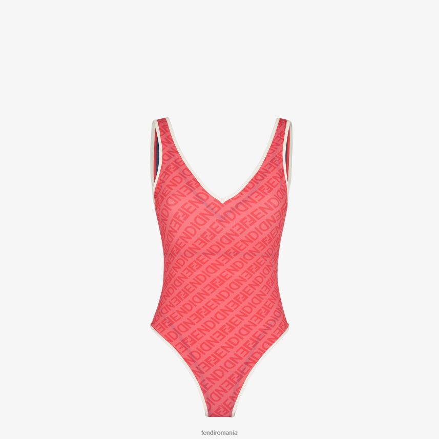 costum de baie din lycra roz Fendi femei îmbrăcăminte 86084L1051
