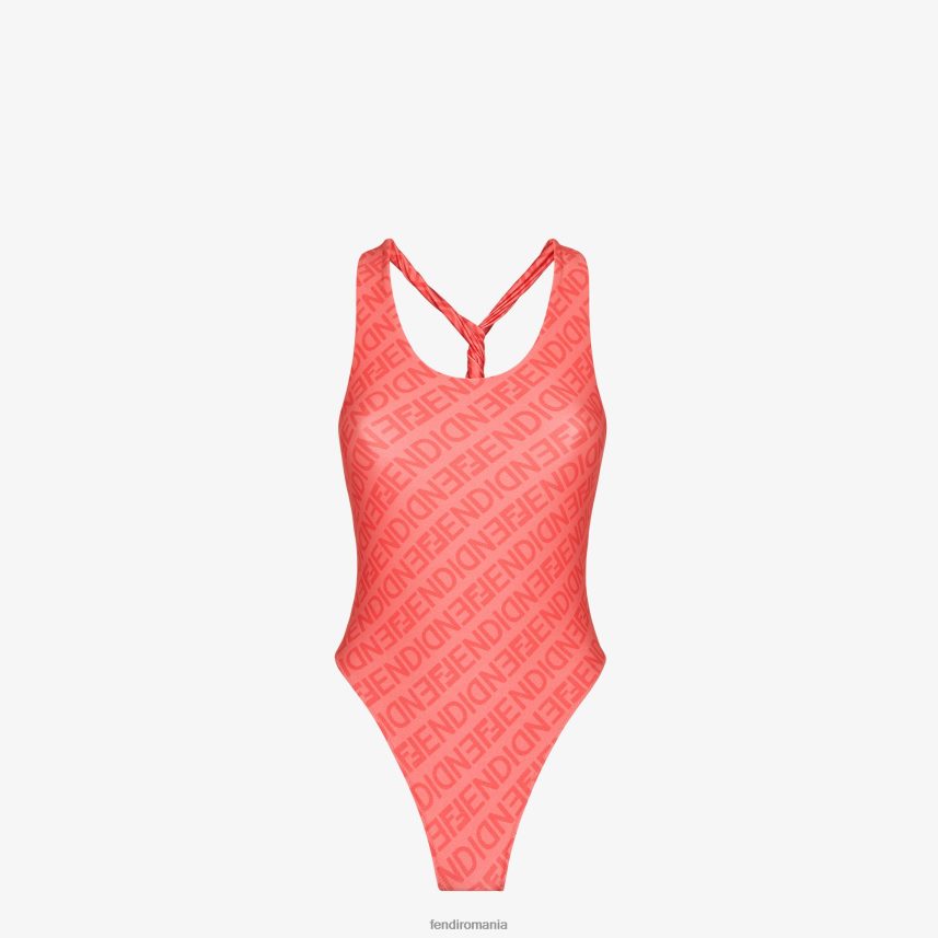 costum de baie din lycra roz Fendi femei îmbrăcăminte 86084L1058