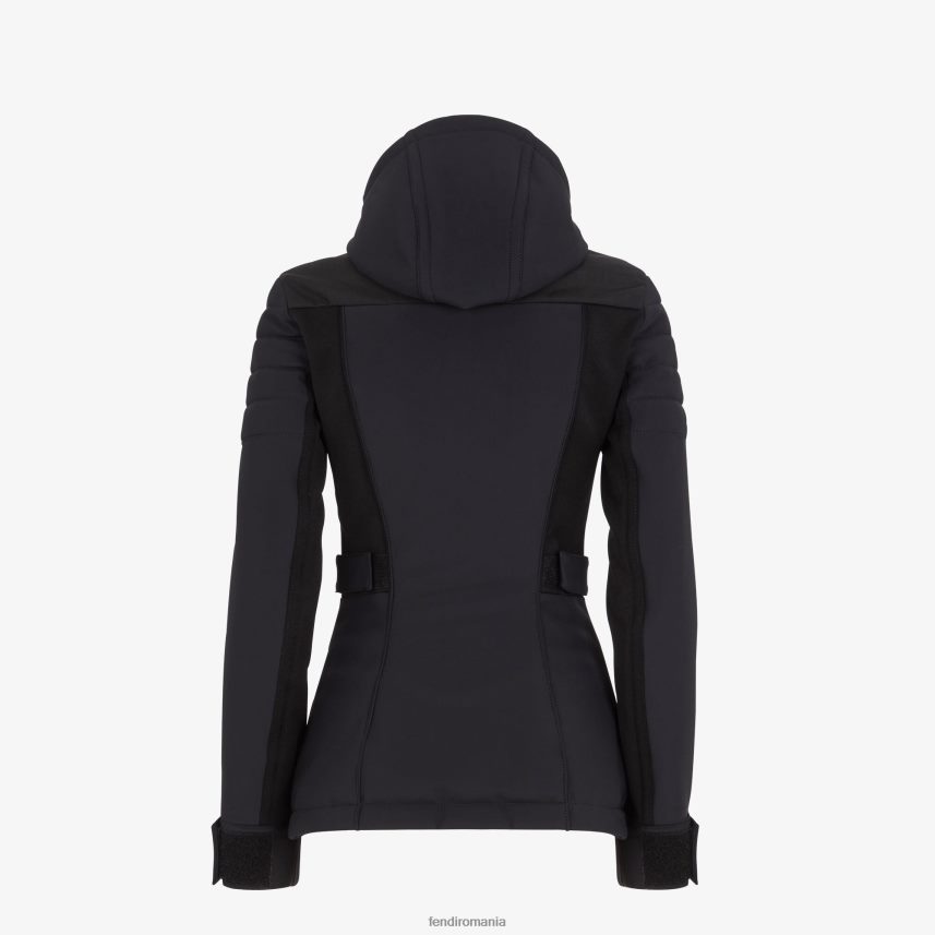 jachetă din material tech negru Fendi femei îmbrăcăminte 86084L1171